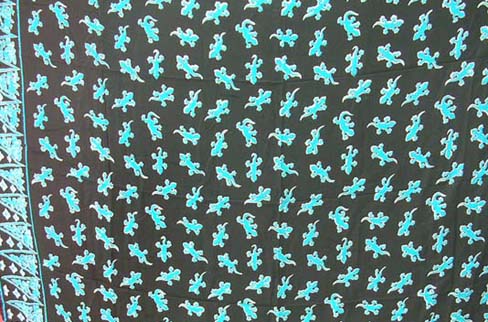 Colored balinese art wear sarong with unique print decor wholesale from export shopping outlet