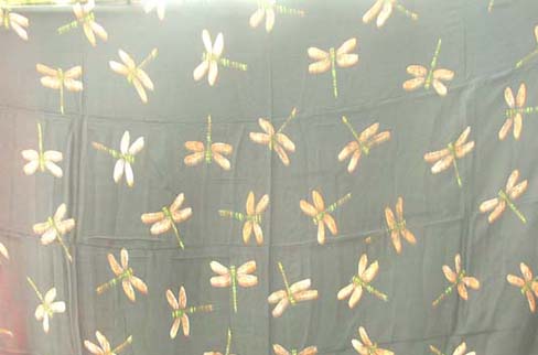 Dragonfly lovers, batik summer coverup gallery from island wear manufacturing warehouse shop