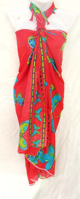 Butterfly theme balinese party wrap supplied by trendy export outlet exchange dealer
