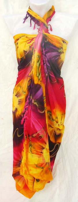 Ladies hot clothing exchange supplies online Handcrafted batik wrap dress catalog