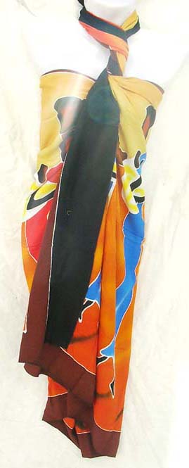 Tropical clothing supply catalog imports African art designed bali pareo wrap