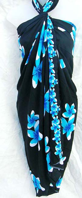 Island vacation sarong apparel factory agent wholesales floral print on indonesian summer pareo wrap