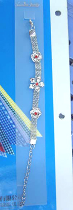 anklet wholesale - fashion anklet with flower shaped design