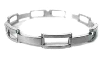 Discount wholesaler wholesale sterling silver bangle with square knot design 