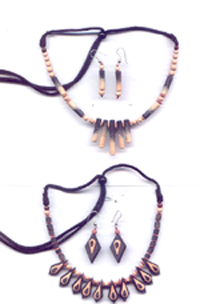 Quality jewelry wholesale - ancient culture charm jewelry set with diamond shape and columb shape sign     
