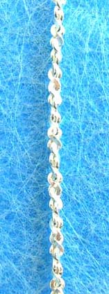 Sterling silver Bali style necklace with spring ring clasp