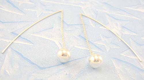 Sterling silver jewelry wholesale shopping, 925 stamped threader earrings   