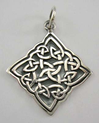 Celtic  knot work fashion design jewelry pendant made 925 stamped sterling silver Celtic knot pendant 