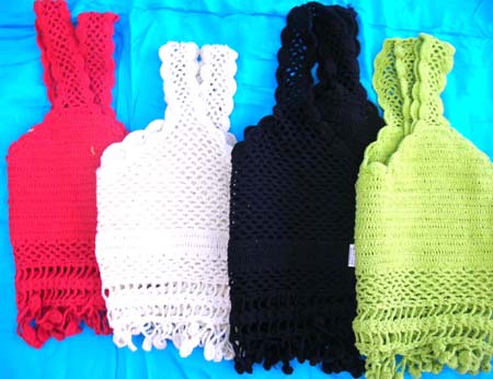Beach ladies fashion top wholesale fringe sexy top manufacturers supply