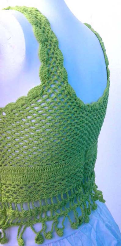 Beach ladies fashion top wholesale fringe sexy top manufacturers supply