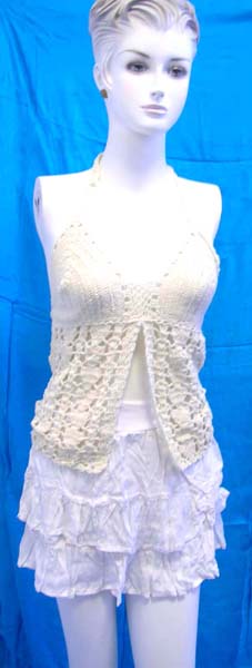 Knitting clothing distributor wholesale sexy ladies lingerie ladies fashion parties beach top