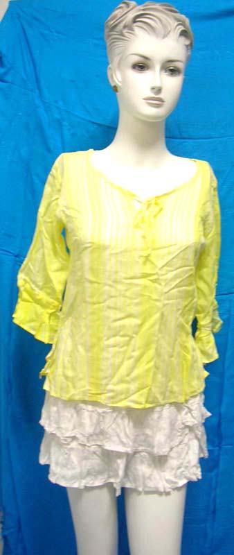 Fashion summer lady's shirt top wholesale from US supplier in lady and women fashion 