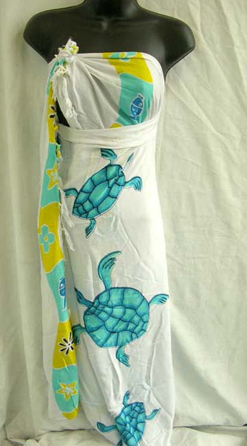 Distributor wholesales sea turtle ladies bali sarong from bali bali catalog