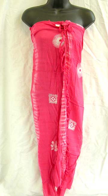 Import boutique store manufactures hot fashion tribal art design on pareo sarong 