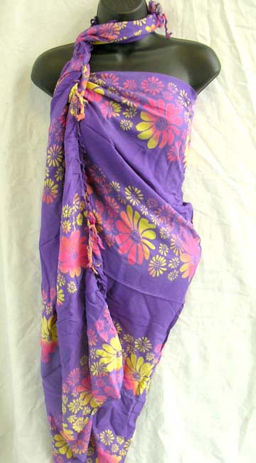 Import outlet manufactures trendy spring floral print pattern on Batik scarf wrap