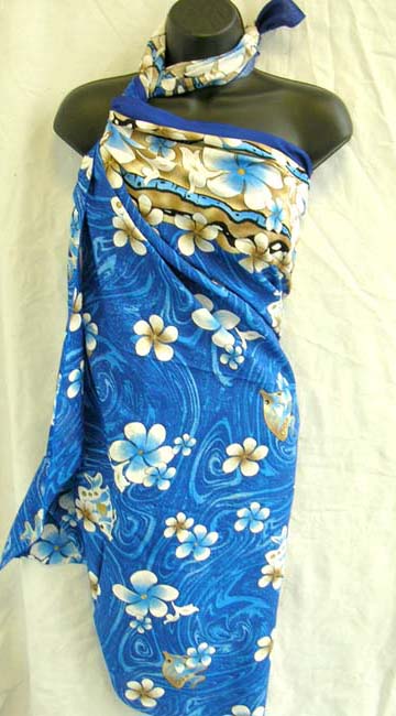Crafted beach wear supplier, Unique tropical print batik style sarong wrap