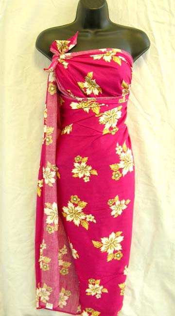 Ladies resort wear shopping, spring fashion sarong dress with floral pattern decor from Indonesia exporter