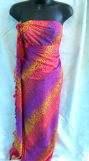 Sexy wholesale supplies, Caribbean style, rayon scarf wrap from online distributor
