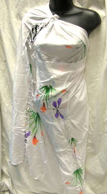 Island wear clothing store wholesales butterfly print summer batik shawl wrap