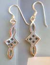 On line fashion Celtic knot jewelry shopping in sterling silver earrings