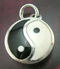 Asia Yin-Yang jewelry charm design wholesale distributor sterling silver Yin-Yang charm, 925 stamped