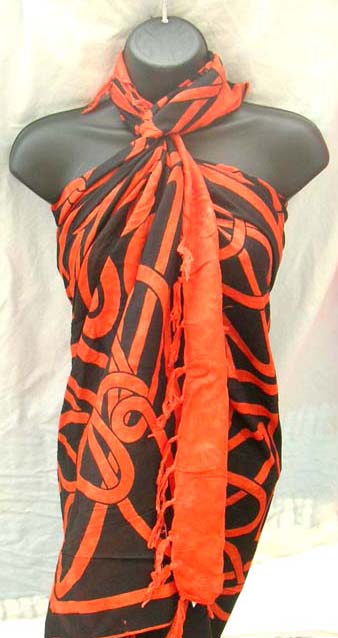 Exotic import exchange company distribute unique celtic art crafted summer sarong skirt    
 