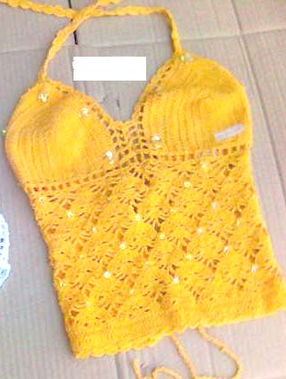 Fashion trend wholesale bikini crochet top sexy bra summer wear wholesale supplier 