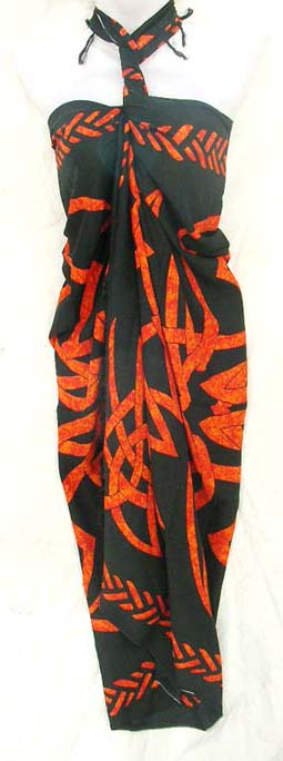 Beach wear sarong collection company wholesales Exotic tribal art designs on sexy bikini cover all