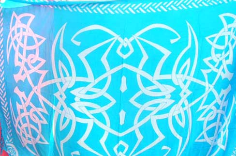 Online holiday boutique supplier wholesale indonesia bali sarong with exotic tribal art