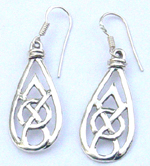 Fish hook earring wholesale - Fashion sterling silver fish hook earring with spiral line design                                    