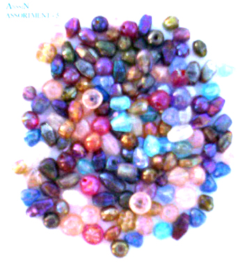 Wholesale bead  -- Assorted color of beaded with hole in each end   