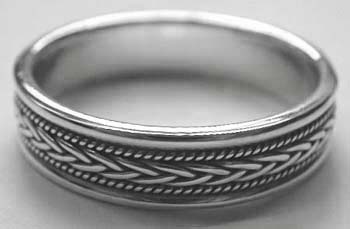 Jewelry Manufacturer wholesaler - Fashion style design 925. sterling silver spinned ring with multi rope pattern              