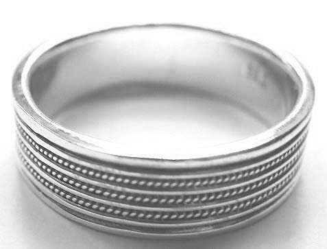 In fashion silver ring jewelry wholesale - Fashion design 925. sterling silver spinned ring with multi straight line and rope pattern               