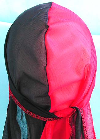 Shop skull cap, durag, & bandana online at wholesale price, black and red one size fits all ...