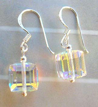High crystal jewelry fashion wholesale for perfect gift- sterling silver light yellow cubic crystal     
