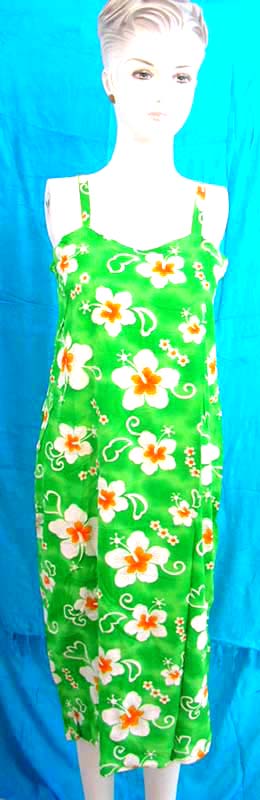 Online clothing warehouse wholesale hibiscus summer ladies dress 