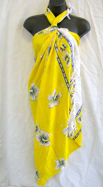 Balinese boutique exports exotic Hawaiian designed beach sarong 